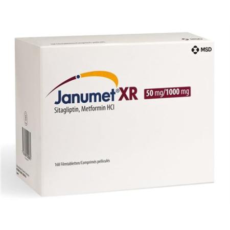 Janumet XR Ret film tablets 50/1000 mg bottle 56 pcs - PrimeCare Global
