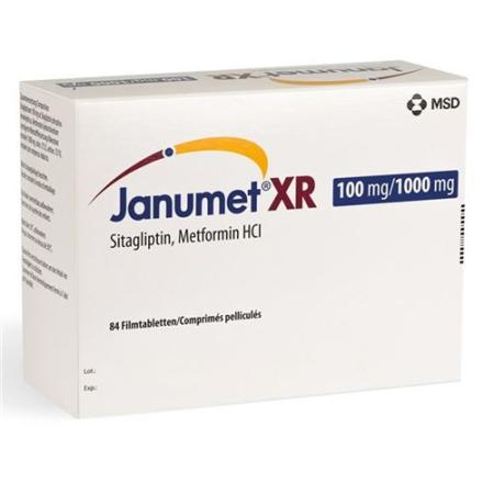 Janumet XR Ret film tablets 100/1000 mg bottle 28 pcs - PrimeCare Global