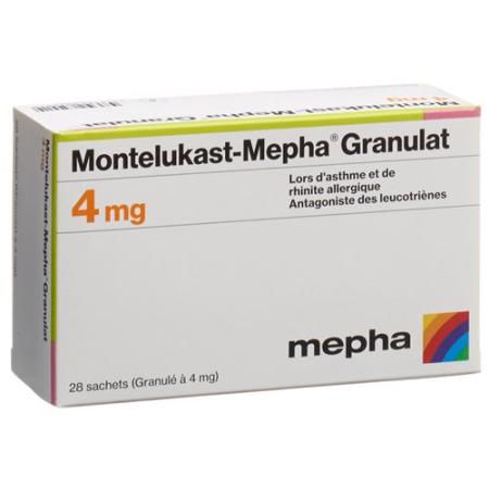 Montelukast-Mepha Gran 4 mg Btl 28 pcs - PrimeCare Global