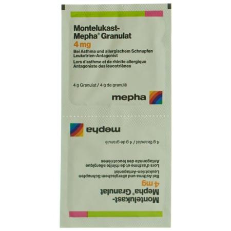 Montelukast-Mepha Gran 4 mg Btl 28 pcs - PrimeCare Global