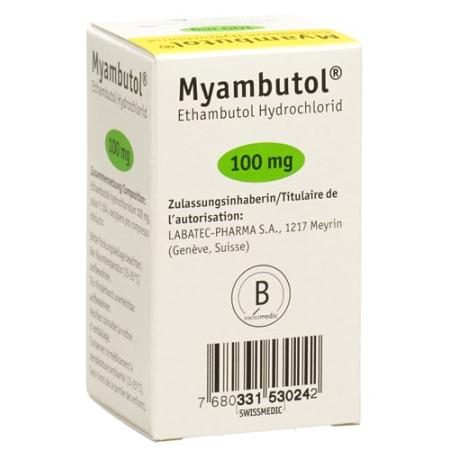 Myambutol film tabl 100 mg bottle 100 pcs - PrimeCare Global