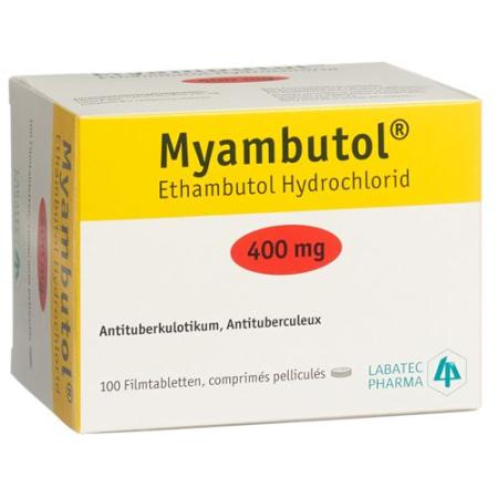Myambutol film tabl 400 mg blister 100 pcs - PrimeCare Global