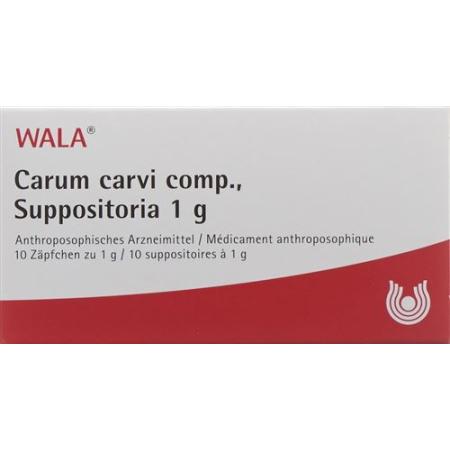 Wala Carum carvi comp. Suppositories 10 x 1 g - PrimeCare Global