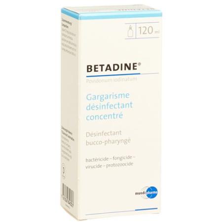 Betadine disinfecting gargle concentrate liq Fl 120 ml - PrimeCare Global