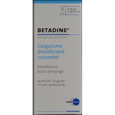 Betadine disinfecting gargle concentrate liq Fl 120 ml - PrimeCare Global