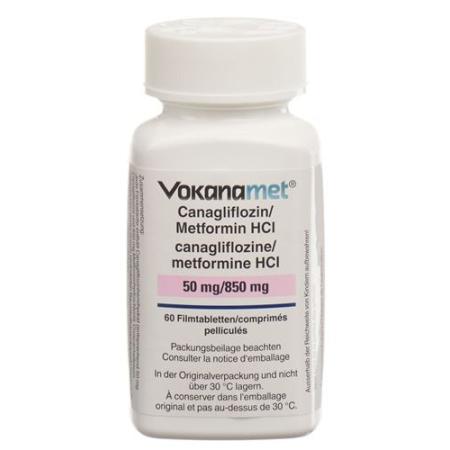 Vokanamet film tabl 50/850 mg bottle 60 pcs - PrimeCare Global