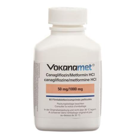 Vokanamet film tabl 50/1000 mg bottle 60 pcs - PrimeCare Global