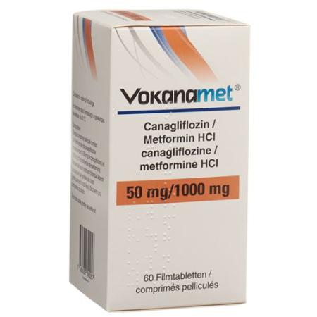 Vokanamet film tabl 50/1000 mg bottle 60 pcs - PrimeCare Global