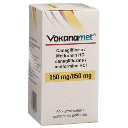 Vokanamet film tabl 150/850 mg 3 bottles 60 pcs - PrimeCare Global