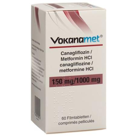 Vokanamet film tabl 150/1000 mg bottle 60 pcs - PrimeCare Global