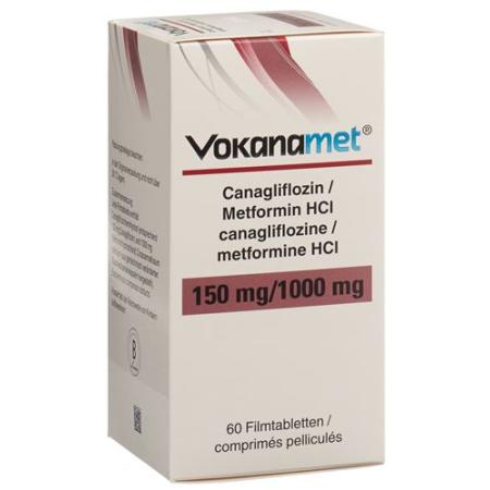 Vokanamet film tabl 150/1000 mg 3 bottles 60 pcs - PrimeCare Global