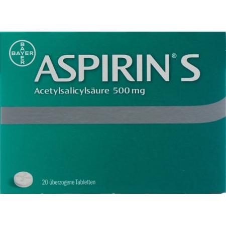 Aspirin S tablets 500 mg 20 pcs - PrimeCare Global