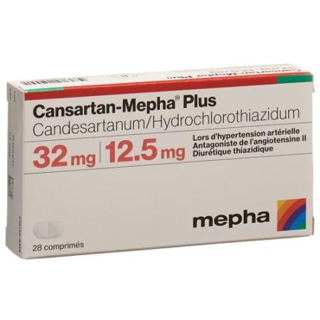 Cansartan-Mepha plus Tabl 32/12.5 28 pcs - PrimeCare Global