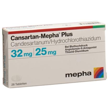 Cansartan-Mepha plus Tabl 32/25 28 pcs - PrimeCare Global