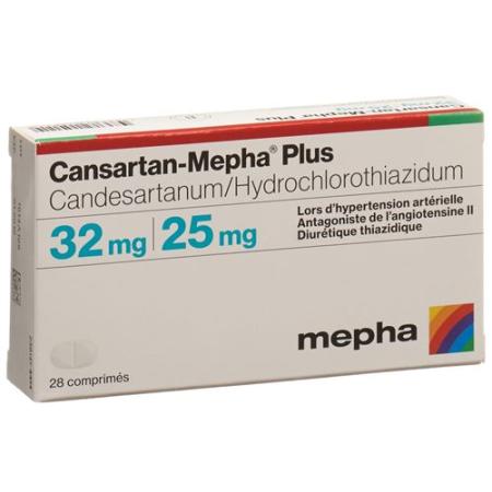 Cansartan-Mepha plus Tabl 32/25 28 pcs - PrimeCare Global