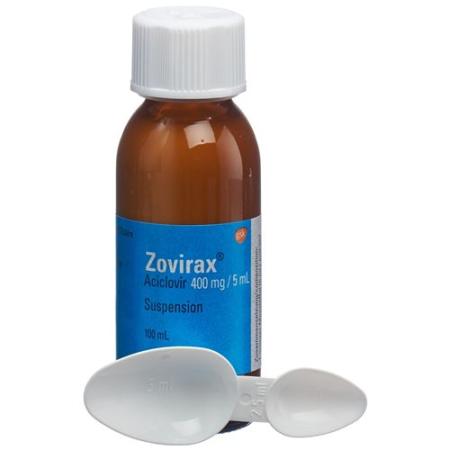 Zovirax Susp 400mg/5ml Bottle 100ml - PrimeCare Global