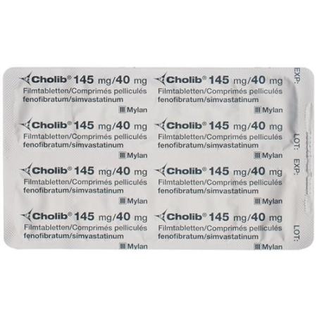 Cholib Filmtablet 145mg/40mg 30 pcs - PrimeCare Global