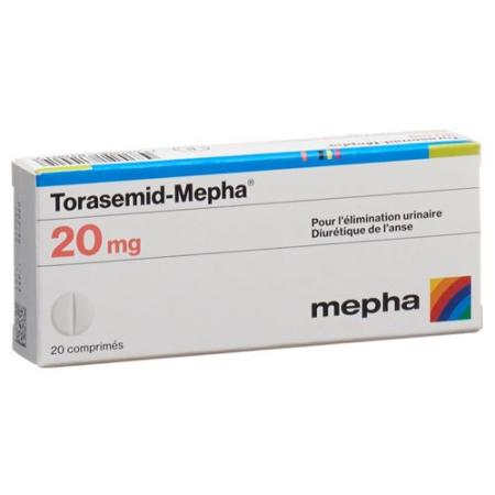 Torasemid-Mepha Tabl 20 mg 100 pcs - PrimeCare Global