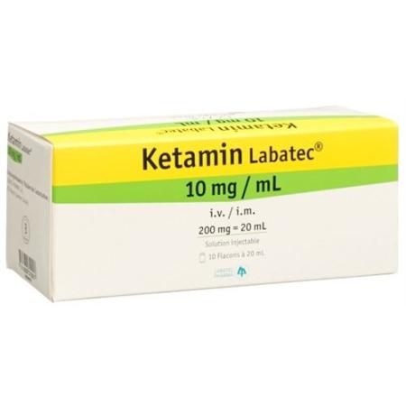 Ketamine Labatec Inj L&ouml;s 200mg/20ml 10 vials 20ml - PrimeCare Global