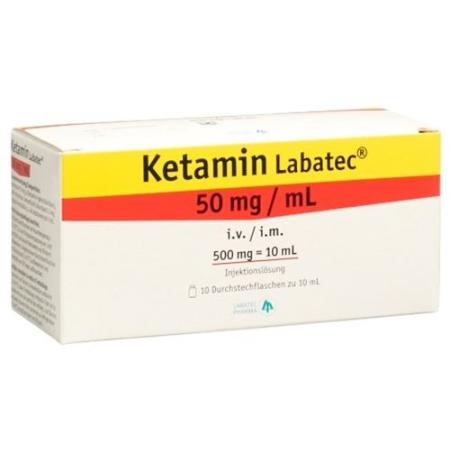 Ketamine Labatec Inj L&ouml;s 500mg/10ml 10 vials 10ml - PrimeCare Global
