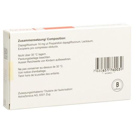 Forxiga film tablets 10 mg 28 pcs - PrimeCare Global