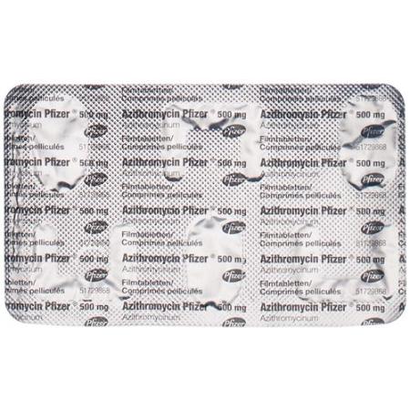 Azithromycin Pfizer Filmtablet 500 mg 3 pcs - PrimeCare Global