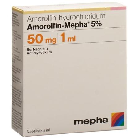 Amorolfin-Mepha nail polish 5% bottle 5 ml - PrimeCare Global