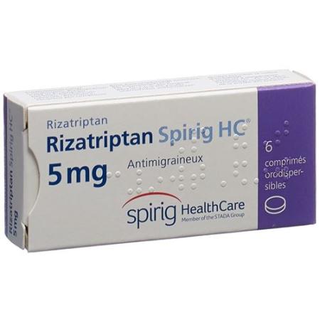 Rizatriptan Spirig HC Melting Tab 5 mg 6 pcs - PrimeCare Global