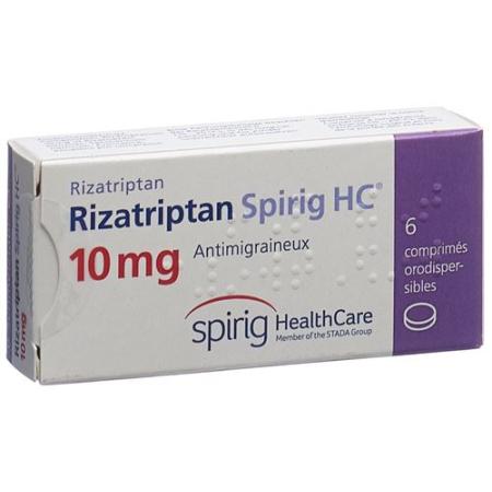 Rizatriptan Spirig HC Melting Tab 10 mg 6 pcs - PrimeCare Global