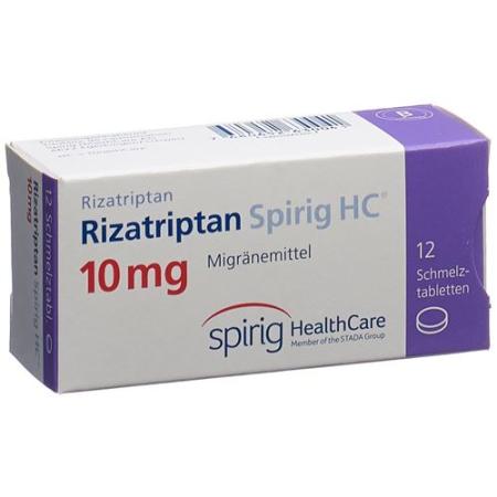 Rizatriptan Spirig HC Melting Tabl 10 mg 12 pcs - PrimeCare Global