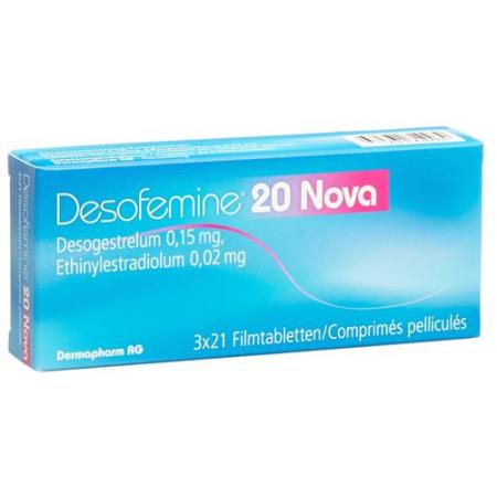 Desofemine 20 Nova Filmtabletten 3 x 21 Stück - PrimeCare Global