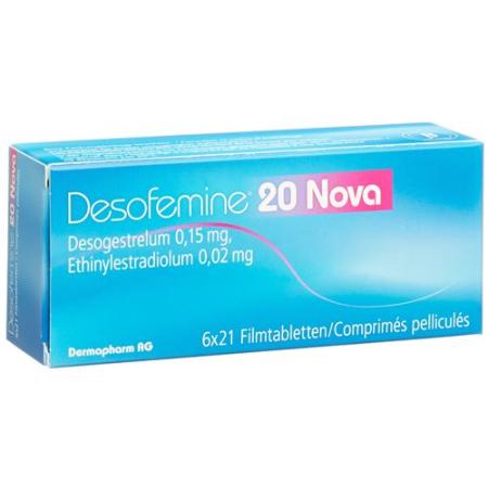 Desofemine 20 Nova Filmtabletten 6 x 21 Stück - PrimeCare Global