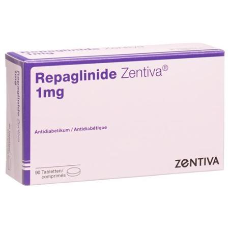 Repaglinide Zentiva Tabl 1 mg 90 pcs - PrimeCare Global