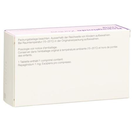 Repaglinide Zentiva Tabl 1 mg 90 pcs - PrimeCare Global