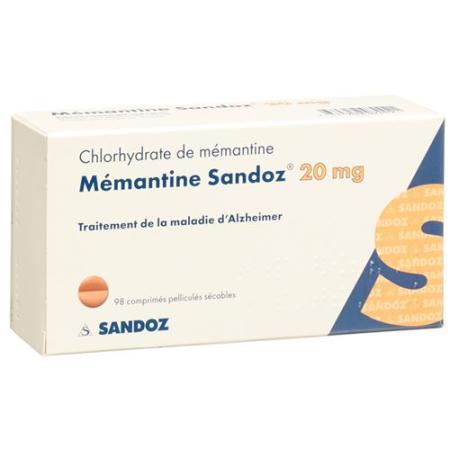 Memantine Sandoz Filmtablet 20 mg 98 pcs - PrimeCare Global