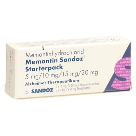 Memantine Sandoz starter pack film tablets 7x5/7x10/7x15/7x20mg 28 - PrimeCare Global