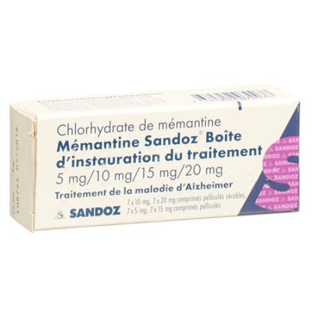 Memantine Sandoz starter pack film tablets 7x5/7x10/7x15/7x20mg 28 - PrimeCare Global