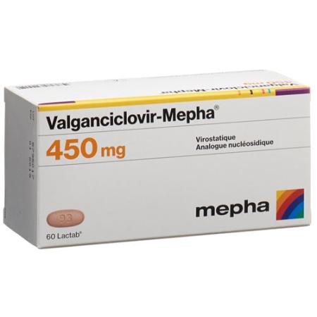 Valganciclovir-Mepha Lactab 450 mg 60 pcs - PrimeCare Global