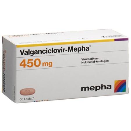 Valganciclovir-Mepha Lactab 450 mg 60 pcs - PrimeCare Global