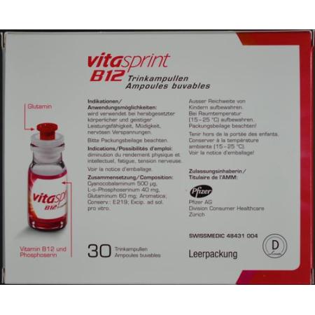 Vitasprint B12 drinking solution (D) 30 pcs - PrimeCare Global