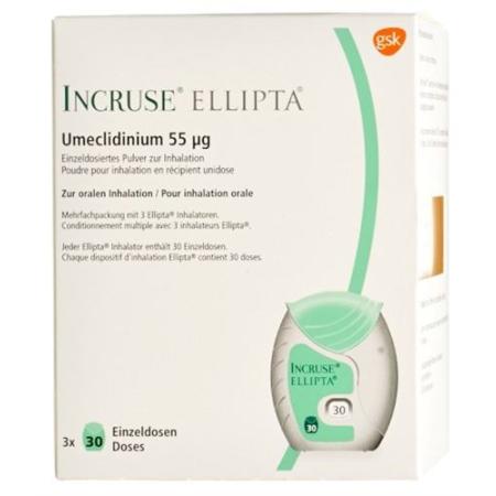 Incruse Ellipta Inh Plv 55 mcg 3 x 30 doses - PrimeCare Global