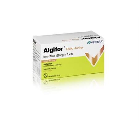 Algifor Dolo Junior Susp 150 mg/7.5ml 18 bags 7.5 ml - PrimeCare Global