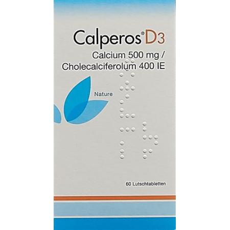 Calperos D3 lozenges nature Ds 60 pcs - PrimeCare Global