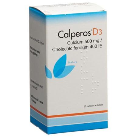 Calperos D3 lozenges nature Ds 60 pcs - PrimeCare Global