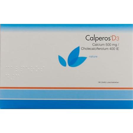 Calperos D3 lozenges nature Ds 180 pcs - PrimeCare Global