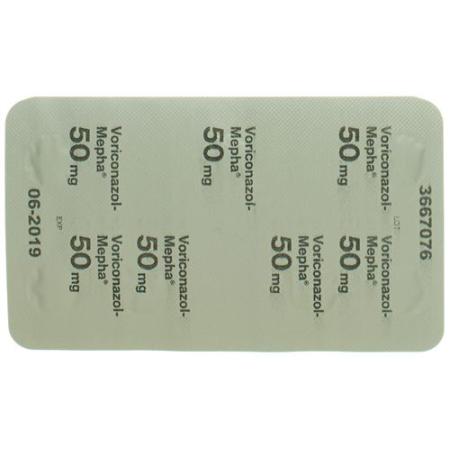 Voriconazol-Mepha Lactab 50 mg 56 pcs - PrimeCare Global