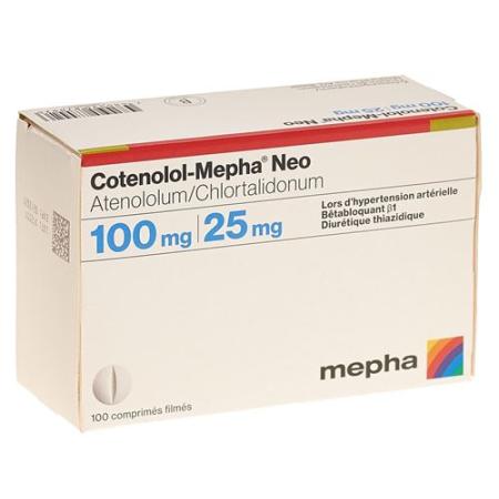 Cotenolol-Mepha Neo Filmtabl 100/25 100 pcs - PrimeCare Global