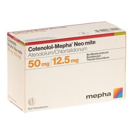 Cotenolol-Mepha Neo mite Filmtabl 50/12.5 100 pcs - PrimeCare Global