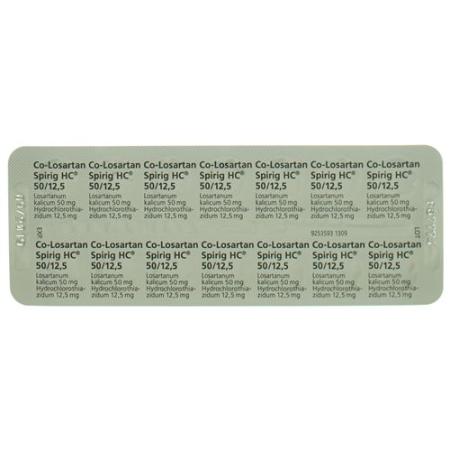 Co-Losartan Spirig HC Filmtabl 50/12.5mg 28 pcs - PrimeCare Global