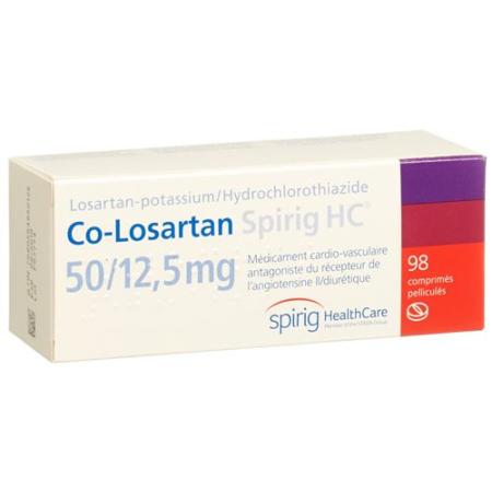 Co-Losartan Spirig HC Filmtabl 50/12.5mg 98 pcs - PrimeCare Global